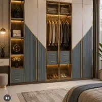 طراحی ساخت ونصب کابینت کمد دیواری وغیره