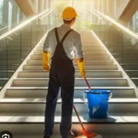 نظافتچی جوان آقا