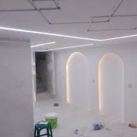 نقاشی کناف  و کاغد دیواری و پارکت