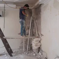 گچکاری تخریب شومینه گچ کارتعمیرات پنل گچی خورده کا|خدمات پیشه و مهارت|تهران, سید خندان (جلفا)|دیوار
