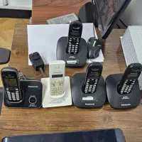 ۵عدد تلفن بیسیم پاناسونیک بسیار تمیز
