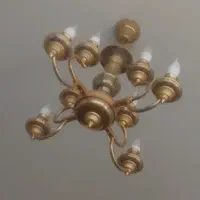 دو عدد لوستر چهارشاخه