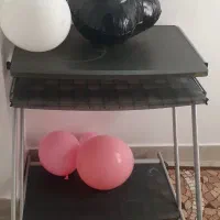 میز کامپیوتر فلزی رویه فایبرگلاس نشکن