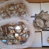 هالوژن و اشک لوستر رنگ دودی