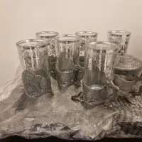 سرویس چایخوری با قوری نو