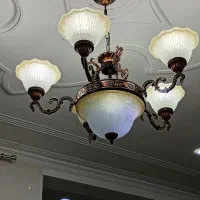 لوستر برنز ۵ شاخه