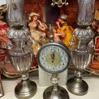 شمع دانی و ساعت نو مناسب جهیزیه عروس