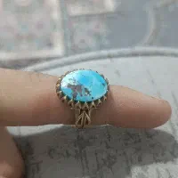 انگشتر،فیروزه،طلا روس