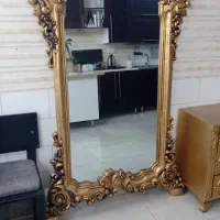 آینه قدی طلایی رنگ نو
