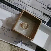 انگشتر طلا ۱گرم۶۱۰ سوت یک درصد