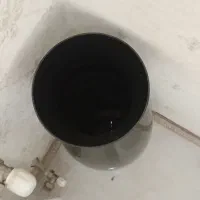 گلدان شیشه ای بامبو