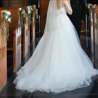 اجاره لباس عروس اورپایی(تور و کت بسیار شیک