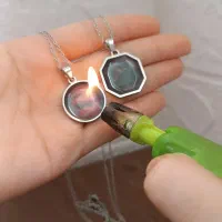 گردنبند حرارتی همراه زنجیر/ضمانت قیمت