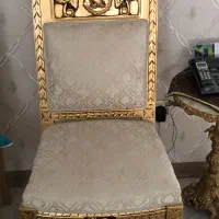 مبل استیل هخامنشی تمام چوب درحد نو با ناهار خوری|مبلمان خانگی و میز عسلی|اندیشه, اندیشه فاز ۳|دیوار