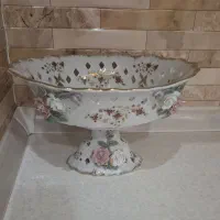 میوه خوری چینی گل برجسته ایتالیایی