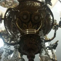 لوستر برنز|لوستر و چراغ آویز|باغستان, |دیوار