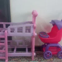 تختخواب دوطبقه وکالسکه هردوسالم