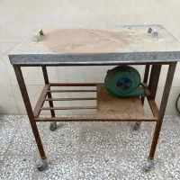 کباب پز ذغالی با پمپ باد