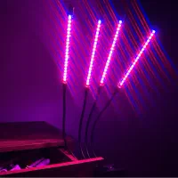 چراغ رشد گیاه ۴ شاخه LED|گل و گیاه طبیعی|تهران, حکیمیه|دیوار