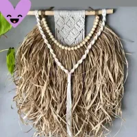 دیوارکوب رافیا|صنایع دستی و سایر لوازم تزئینی|نوشهر, |دیوار