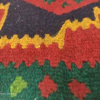 گلیم قدیمی به همراه دار قالی|گلیم، جاجیم، گبه|قدس, شهرقدس|دیوار