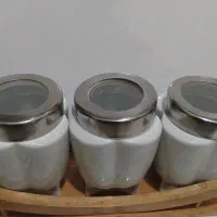 ست پاسماوری جای قند و شکر و چای