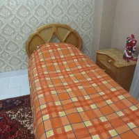 سردیس خواب یک نفره چوبی