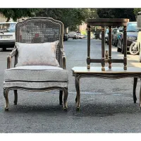 سرویس مبلمان کلاسیک مدل فرانسوی|مبلمان خانگی و میز عسلی|شاهدشهر, |دیوار