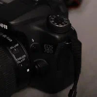 دوربین کانن 70D با جعبه و لنز18.135