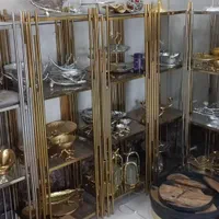 بوفه فلزی فورتیک چهار طبقه پیانومربع|بوفه، ویترین، کنسول|آفتاب, |دیوار