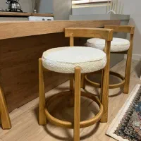 صندلی اپن کانتر چوبی جدید