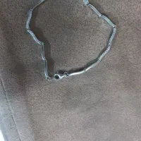 دستبند نقره خارجی طرح طلا آبکاری طلا رنگ ثابت