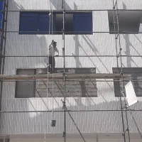 اجرای نمای آجر وسنگ،سفال وسرامیک|خدمات پیشه و مهارت|شهرکرد, |دیوار