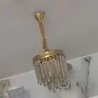 لوستر کریستال نو نو اصلا استفاده نشده بالامپ