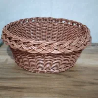 سبد میوه و سبزی جا دستمالی حصیری