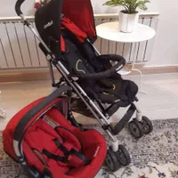 کالسکه و کریر گودبیبی تاشو فوق العاده تمیز و راحت