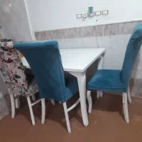 مبل ۷ نفره راحتی،کارکرده و تمیز با میزغذاخوری|مبلمان خانگی و میز عسلی|قم, باغ شریفی|دیوار