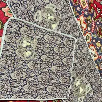 رومیزی۳تیکه ترنج سرمه