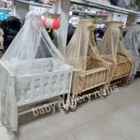 گهواره سنتی سیسمونی نوزاد تخت کنار مادر ننو مدل s