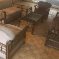 مبلمان ۷ نفره چوب راش و پارچه ترک دو رنگ شیک|مبلمان خانگی و میز عسلی|تهران, آرژانتین|دیوار