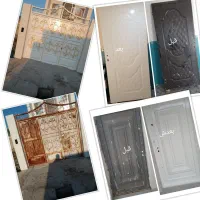 رنگ امیزی کامل درب وپنجره دیوارساختمان|خدمات پیشه و مهارت|بهبهان, |دیوار