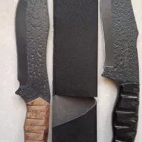 چاقو شکاری ۳۰cm(تیغه فولاد آبدیده)قلاف برزنتی ضدآب|کوهنوردی و کمپینگ|شیراز, شاهچراغ|دیوار