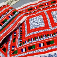 دمنی دوچ پارچه رنگی نیمه دوخت