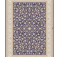 فرش ماشینی ماهریس کلکسیون هانیس کد آوان سورمه ای