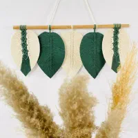 تابلو برگ مکرومه