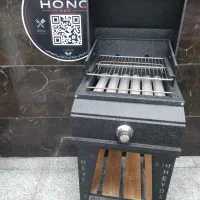 باربیکیو ۴۶ سانتی چرخ قفل دار و ثابت کم جا بالکنی