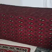 یک جفت پشتی دستبافت ترکمنی سالم بدون هیچ زدگی|پشتی|مهدی شهر, |دیوار