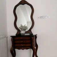آیینه و کنسول چوبی