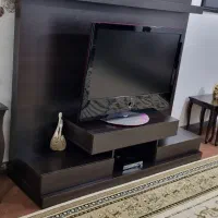 میز تلویزیون چوب گردو اصلی به دون ضربه وشکستگی