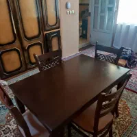 فروش میز ناهار خوری ۴ نفره|میز و صندلی غذاخوری|سرخنکلاته, |دیوار